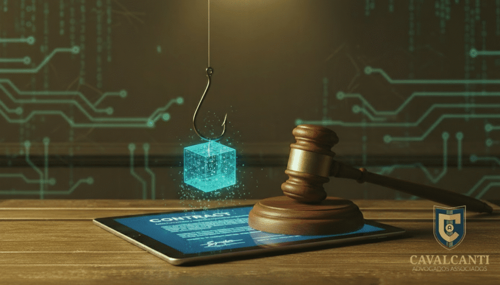 O que a lei considera como crime cibernético no Brasil?